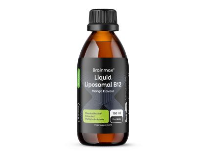 BrainMax® Liquid Liposomal Vitamin B12, Mango, 100 µg, 150 ml