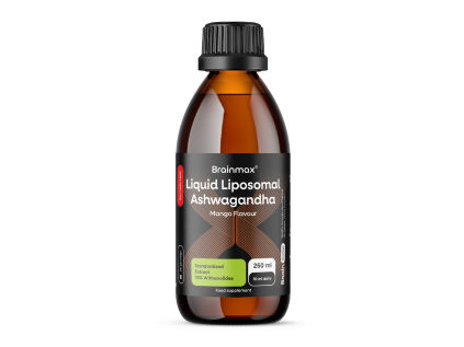 BrainMax® Liquid Liposomal Ashwagandha, Mango, 250 mg, 250 ml