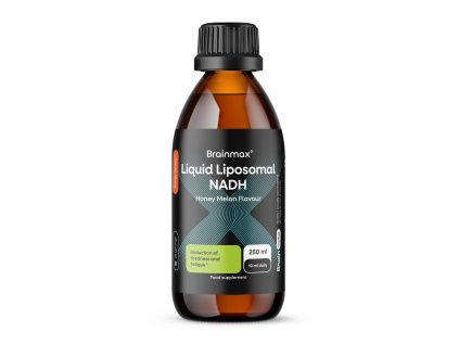 BrainMax® Liquid Liposomal NADH, Honey Melon, 40 mg, 250 ml