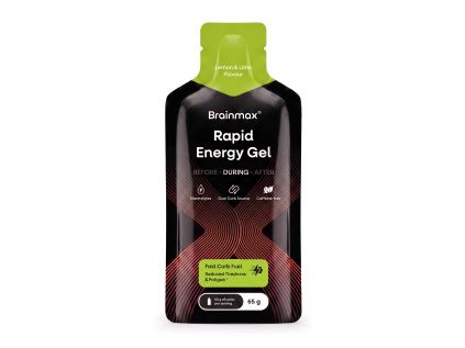 BrainMax® Rapid Energy Gel, Lemon & Lime, 65 g