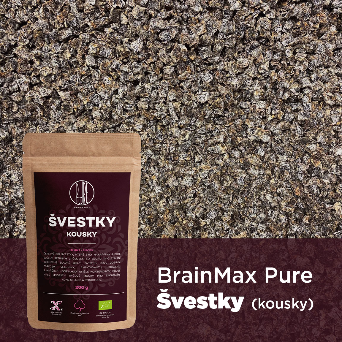 BrainMax Pure Švestky - BrainMarket.cz