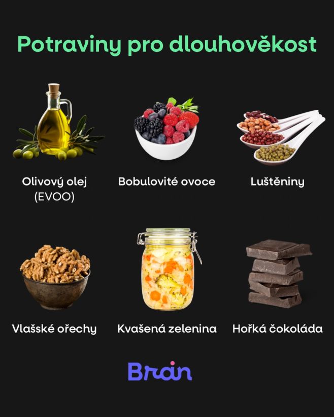 Neexistuje jediná „zázračná“ potravina, ale některé se v jídelníčcích dlouhověkých lidí objevují pravidelně. Společně...